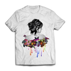 Футболка Бабочки и краски