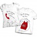 Комплект парных футболок Телефон любви