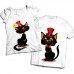 Комплект парных футболок Черный кот