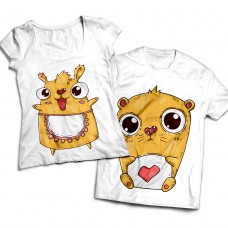 Комплект парных футболок Парочка