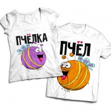 Комплект парных футболок Пчелы