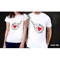 Комплект парных футболок Вместе навсегда