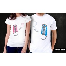 Комплект парных футболок Ходим парой