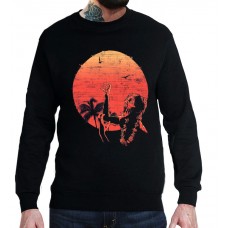 Свитшот Закат зомби