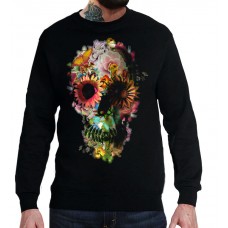 Свитшот Цветочный череп