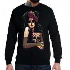 Свитшот Мексиканка с черепом