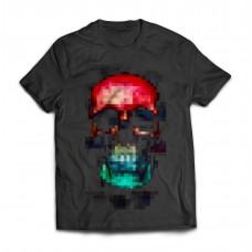 Футболка Пиксельный череп