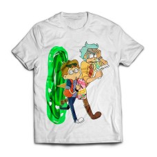 Футболка Rick and Morty Gravity Falls style