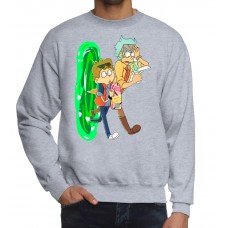 Свитшот Rick and Morty Gravity Falls style