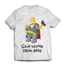 Футболка Гомер и пиво