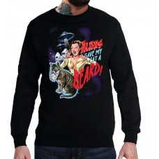 Свитшот Ретро. Инопланетяне и кот