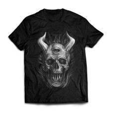 Футболка Череп трехглазого демона