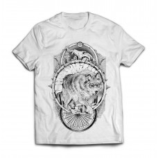 Футболка Волк. Иллюстрация