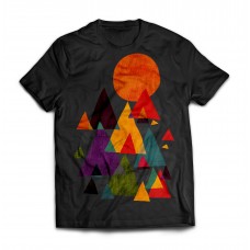 Футболка Горы. Абстракция