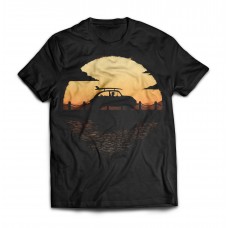 Футболка Закат в стиле Ретро