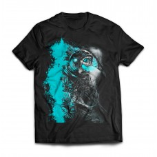 Футболка Скелет в скафандре